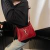 Early spring new fashion niche design small lock armpit bag shoulder crossbody trendy women's bag