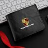 New Leather Car Purses Driver License Credit Card Wallet Money Bag For Porsche Cayenne Panamera Macan 911 718 Taycan Boxster 918