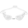 Racing Swim Glasses Waterproof Anti Fog Super Comfortable Adjustable Professional Swimming Goggles(Pure White )