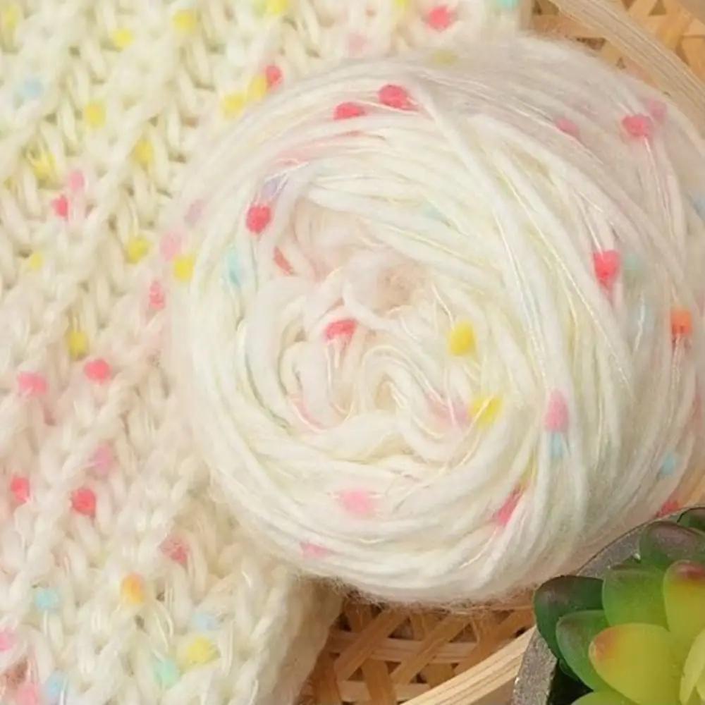 50g/Klubíčko Barevná Mohérová Příze Duha Fazole Vlna Bavlna Příze Silná Nit Bavlna Nit Háčkovací Nit Line Svetr Šála Řemesla