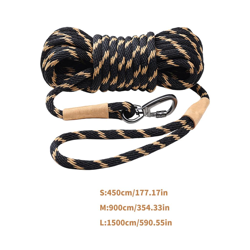 Extended Long Canine Leash For Outdoor Activity With Antislip High Strength Easy To Handle Large Breed Training Rope