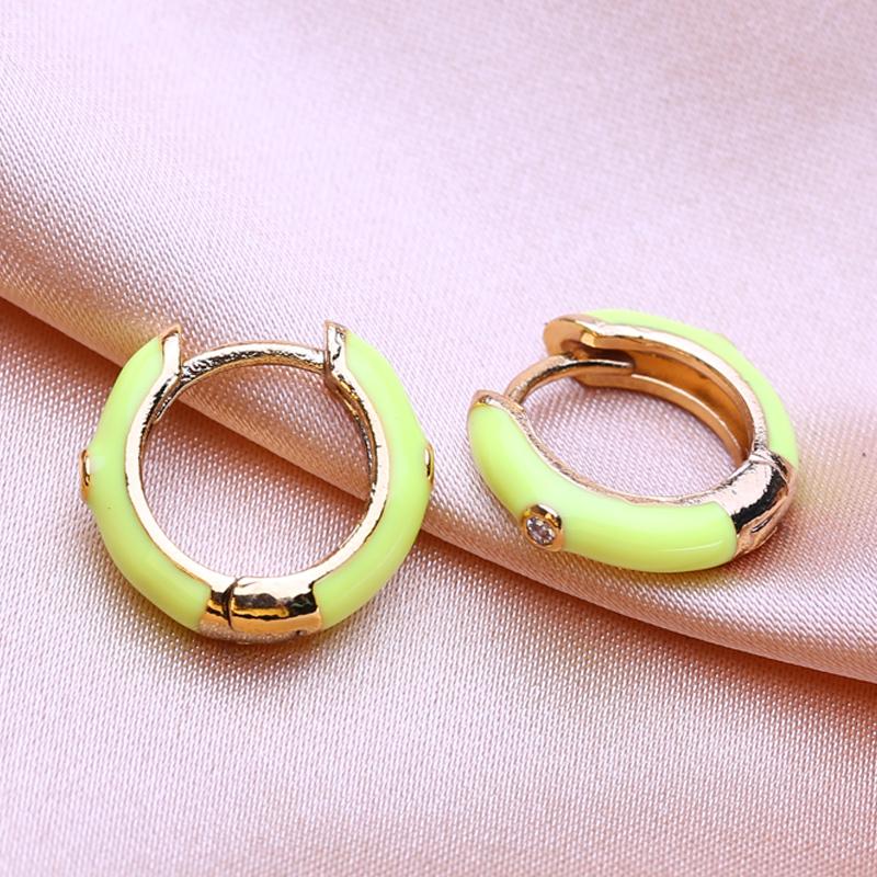 KNIKOO Runde Clip-Ohrringe für Damen, modische Creolen, Schmuck für Hochzeit, Party, Geschenke, Zirkonia, CZ-Ohrringe