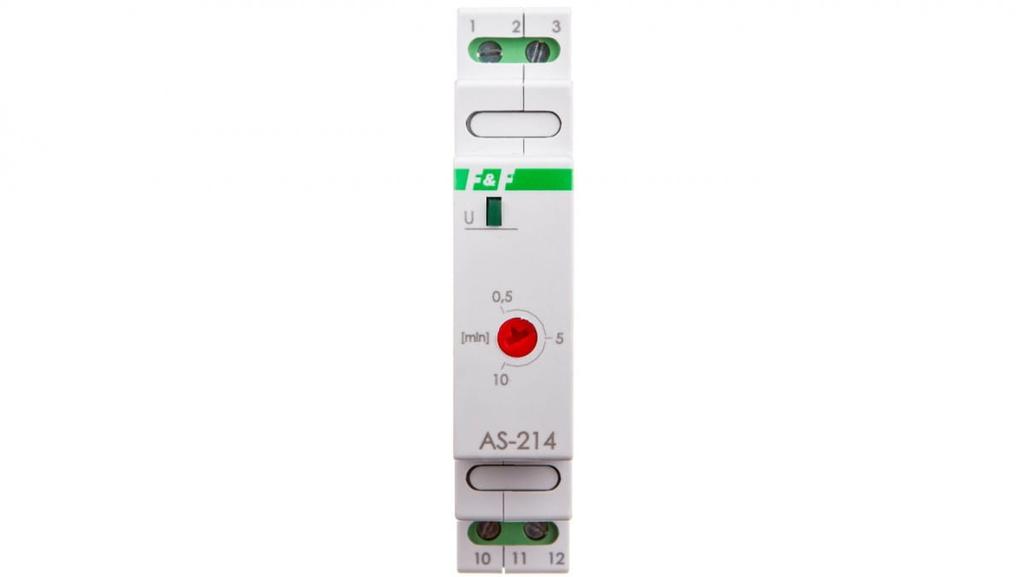 Staircase Timer 16A 24V AC 1Z 0.5-10min AS-214