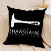 The SShawshank Redemption Cushion Cover Silky Short Plush Sofa Pillow Cover Hidden Zipper Soft Dustproof Case for Home Decor