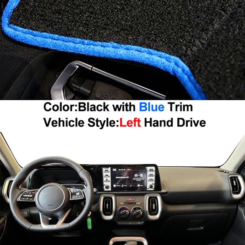 Car Dashboard Cover DashMat for Kia Sonet 2025 2025 2025 2025 Avoid Light Pad Accessories Anti-UV Case Carpet Car Accessories