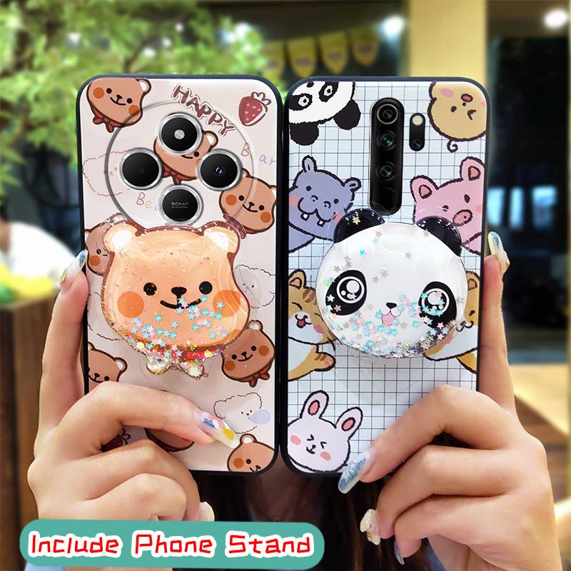 Waterproof protective Phone Case For Redmi A4 5G Dirt-resistant Soft Case Durable Quicksand Skin feel silicone TPU cute