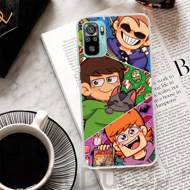 Cartoon E-Eddsworld Cover For Xiaomi Redmi Note 14 13 12S 12 11 Pro Plus Phone Case 11S 10S 10 11E 11T 14Pro 13Pro Print Coque N
