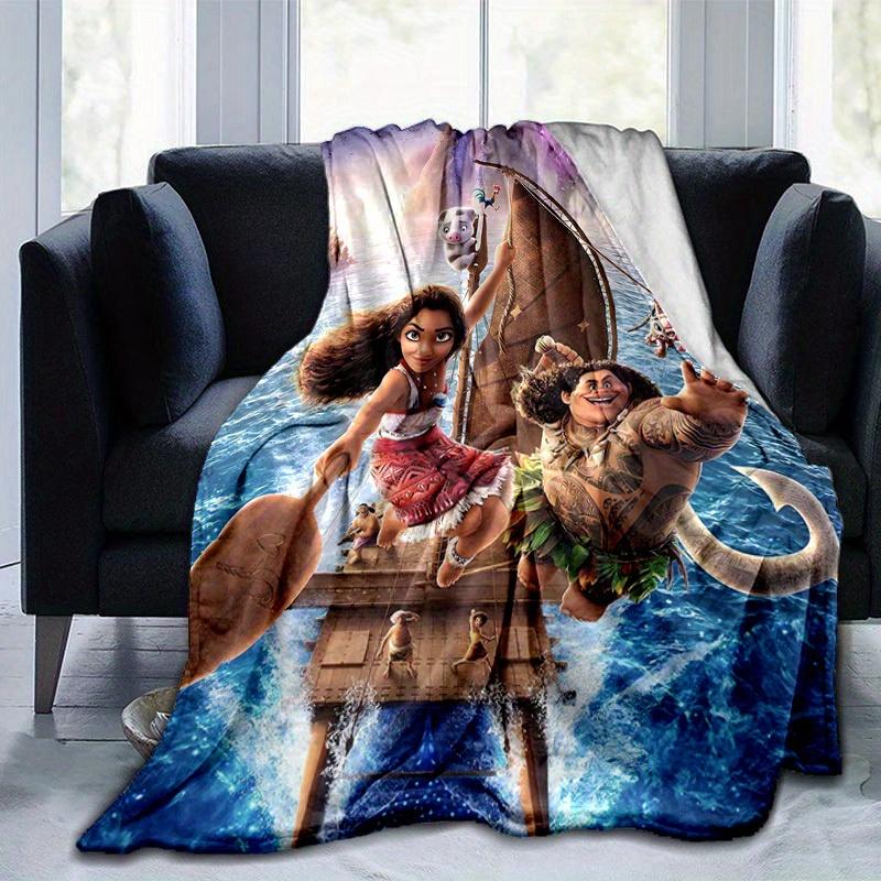1pc, Moana Adventure Blanket Perfect for Home Decor, Couch Cover, Outdoor Use, Travel, Camping