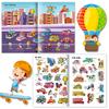 Insect Theme Sticker Book Children's Enlightenment Knowledge of Things Quiet Book Concentration Training Educational Toy Book