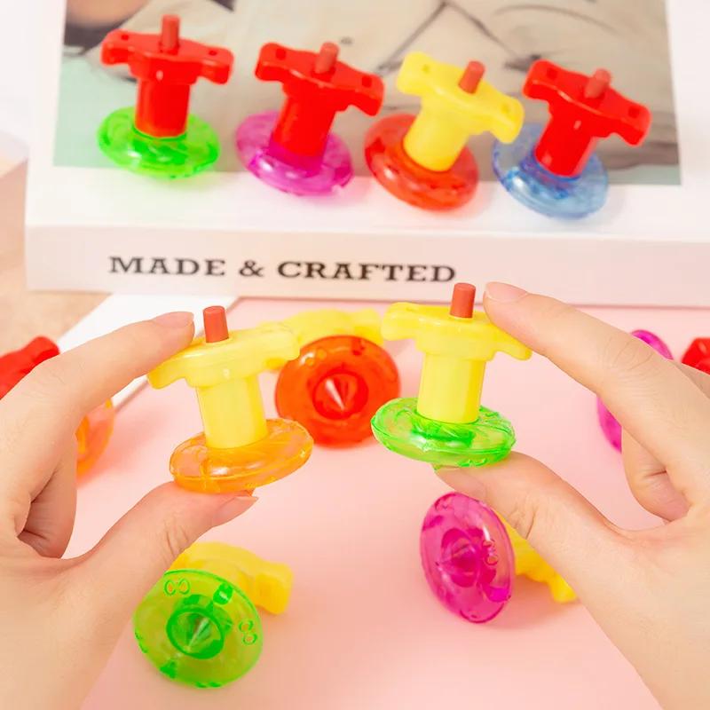 20Pcs/Set Colorful Mini Torsion Speed Gyro Spinning Toys for Kids Birthday Party Favors Pinata Fillers Kindergarten Rewards