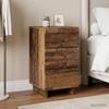 Nightstand Reclaimed Wood 33.5 x 34.5 x 60 cm Engineered Wood