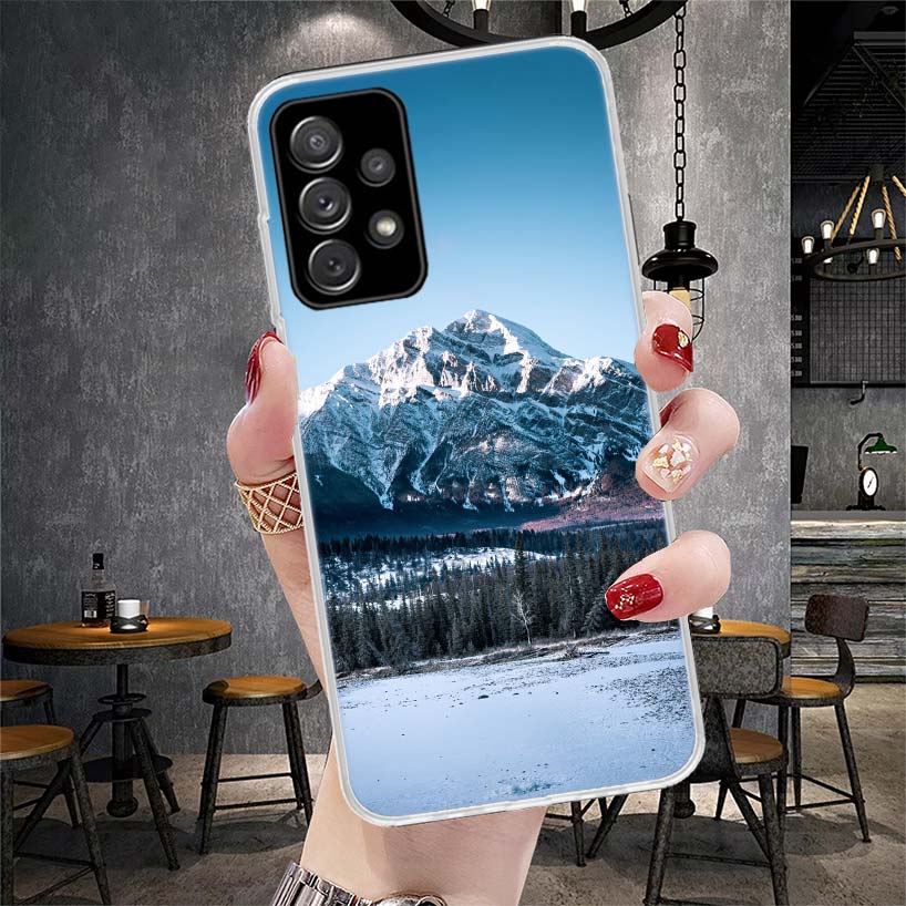 Mountain Peak Forest Soft Phone Case For Samsung Galaxy S22 S23 S24 S25 Edge S26 Ultra S20 FE S21 Plus + Fundas Coque Galaxy S20