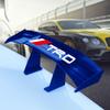 1Pcs Carbon Fiber Car Mini Rear Spoiler Mini Small Wing Model Decoration for Toyota TRD GR RAV4 Avensis Yaris Levin Reiz Crown Vios