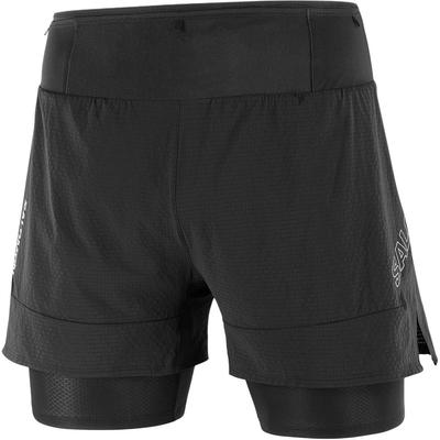 High Waist Elastic Letter Slim Fit Casual Shorts Men Shorts Black LC2048200