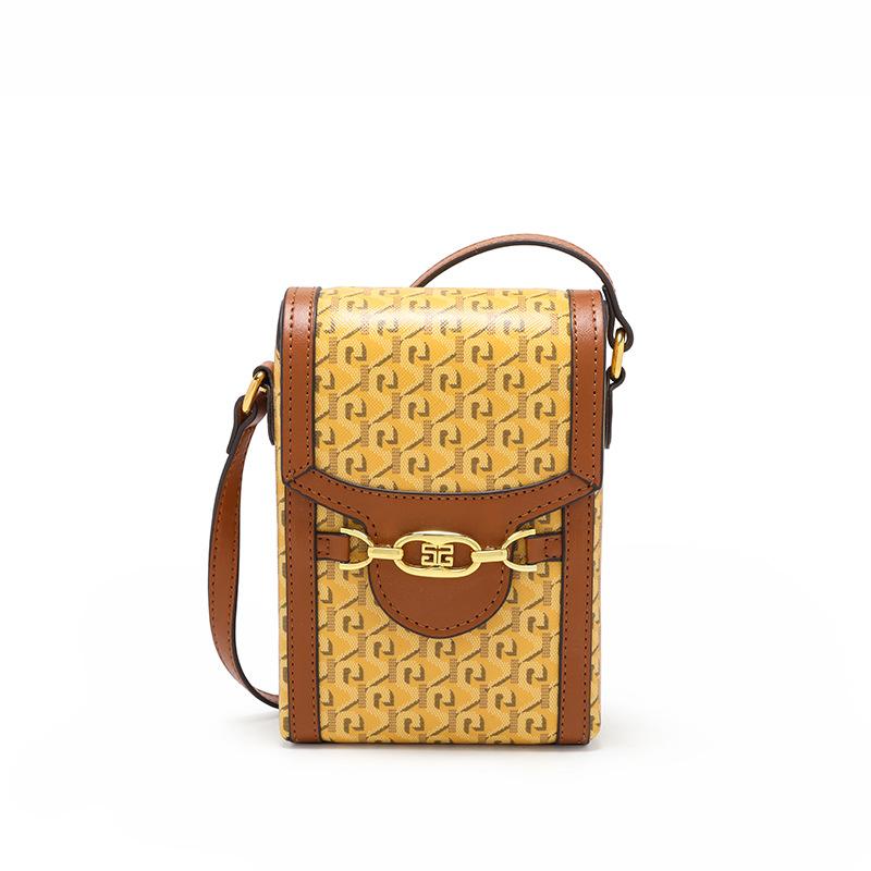 Light Luxury Mini Phone Bag, Fashionable and Casual, Versatile, Vertical Dog-tooth Coin Purse, High-quality Single-shoulder Crossbody Women's Bag