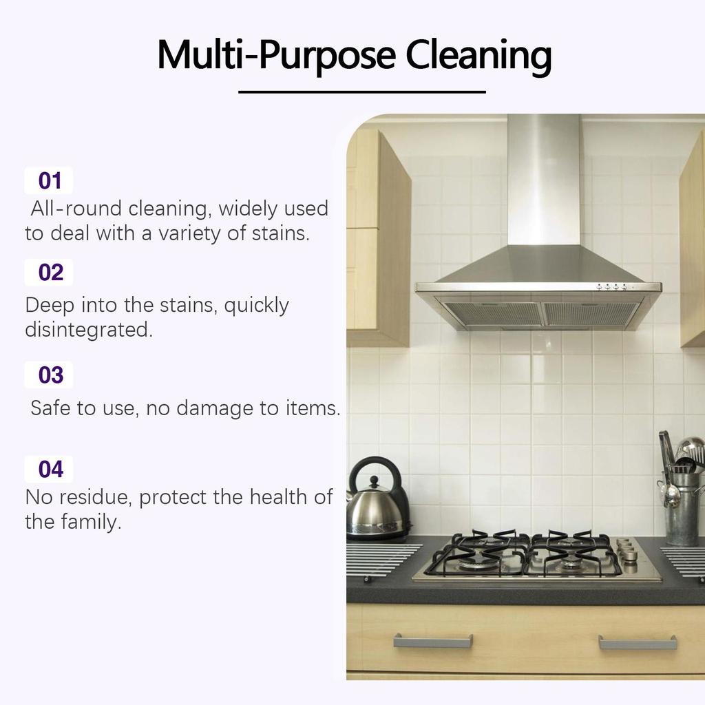 Jue Fish Univerzální rozpustná kostka 1 láhev nahrazuje 8 čisticích prostředků 120ml/500ml + Čisticí šumivé tablety