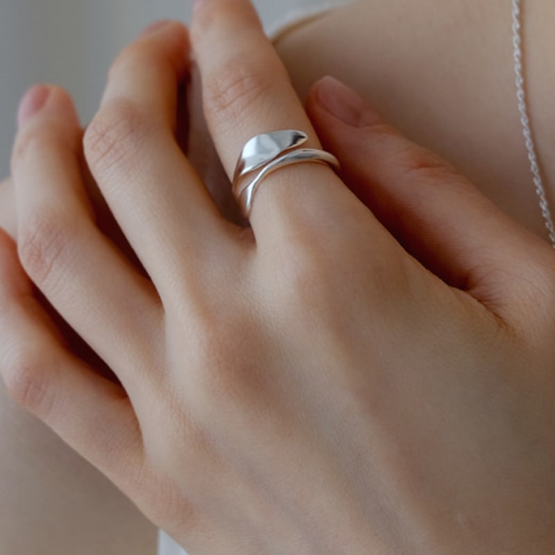 Pinaf Leaf open ring