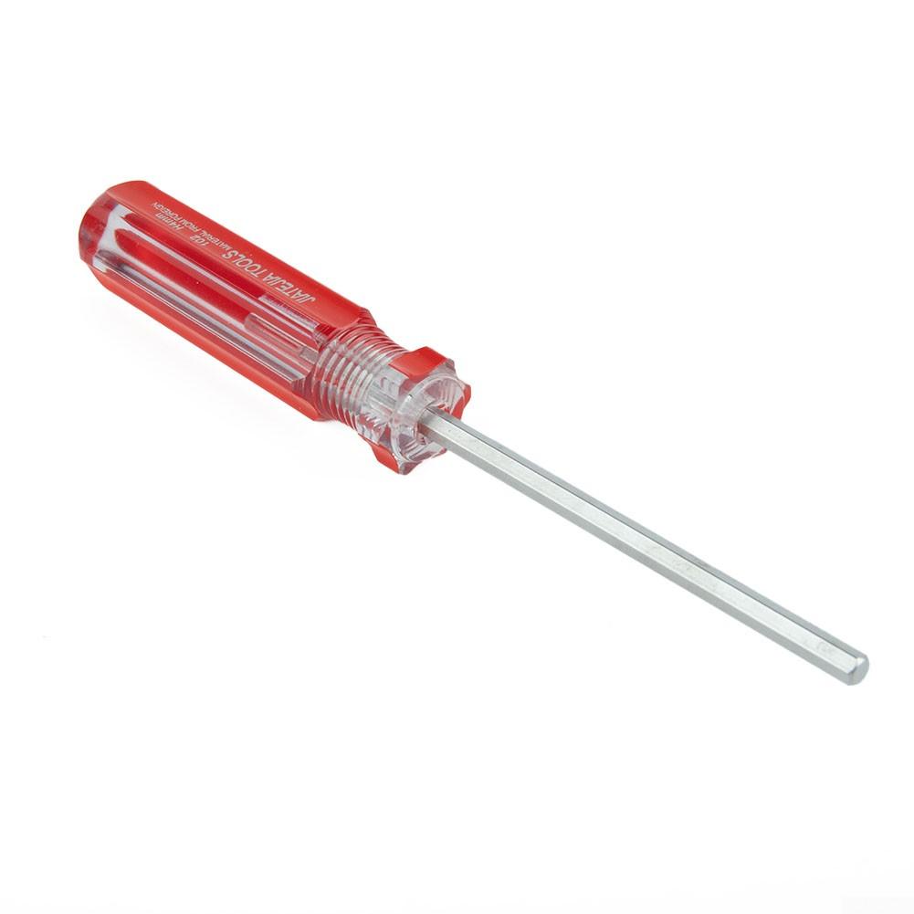 Models Hexagon Screwdriver Silver+Red Single Flat Head Hex Toys