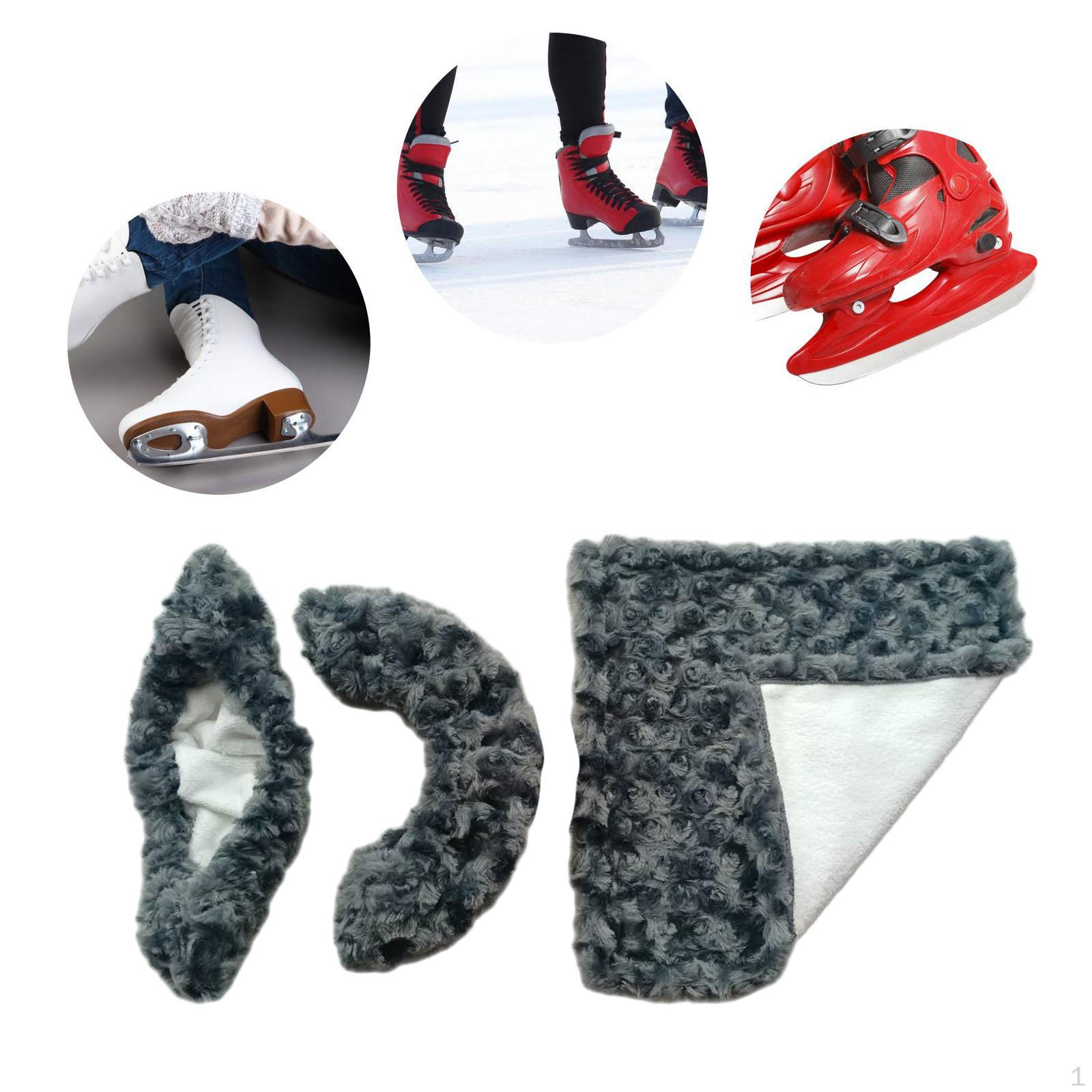 

1 Pair Skate Covers Ice Blade Protector for Hockey Skates, Figure XXL