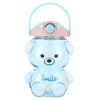 Garrafa de Água Urso 1000/1400ml com Alça de Ombro Garrafa de Bebida Ursinho Fofo Portátil Desenho Animado Chaleira Fitness para Esportes ao Ar Livre