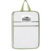 L-shaped Transparent Zippered Mesh File Bag - Student Handheld Book Bag for Exams
