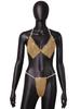 Women's summer new sexy three-point pearl neck set women's delivery