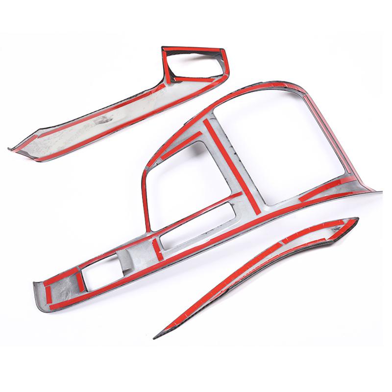 För BMW X1 F48 X2 F39 2016 2017 2018     ABS Bil Interiör Växellåda Panel Cover Trim Ram Tillbehör