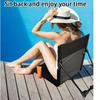Ultra-lightweight Folding Chair, Adjustable, Ideal for Camping, Beach, Fishing and Road Trips - Sturdy Aluminum Frame
