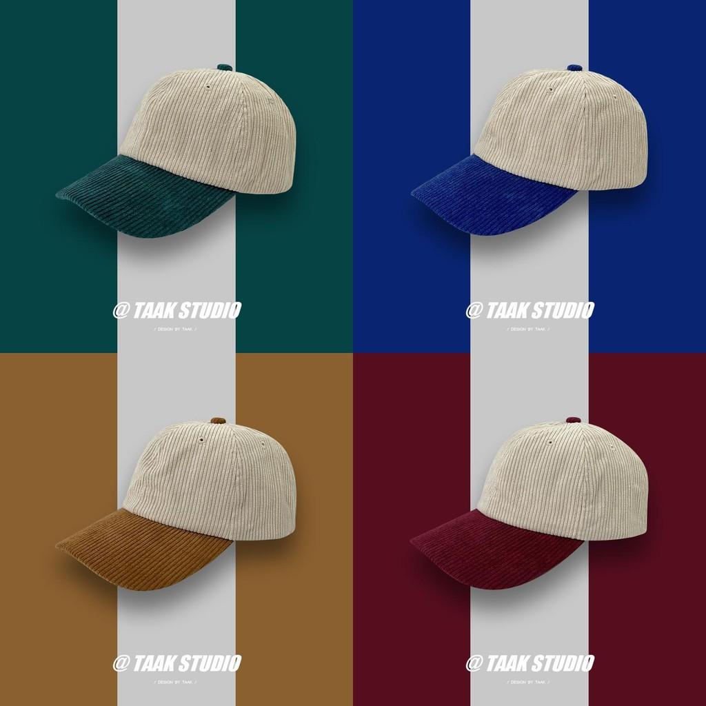 Unisex Corduroy Baseball Cap Retro Style Adjustable Hat For Spring Gift Summer