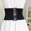 Stretchy Cinch Belt For Dresses Buckle Slimming Body Belts for Women Elastic High Waist Hiphop Rock Nightclub Sexy Jeans