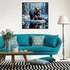 New Arrival 5D DIY Full Circle Diamond Painting "Bear and Cub" Embroidery Cross Stitch Home Decor Gift