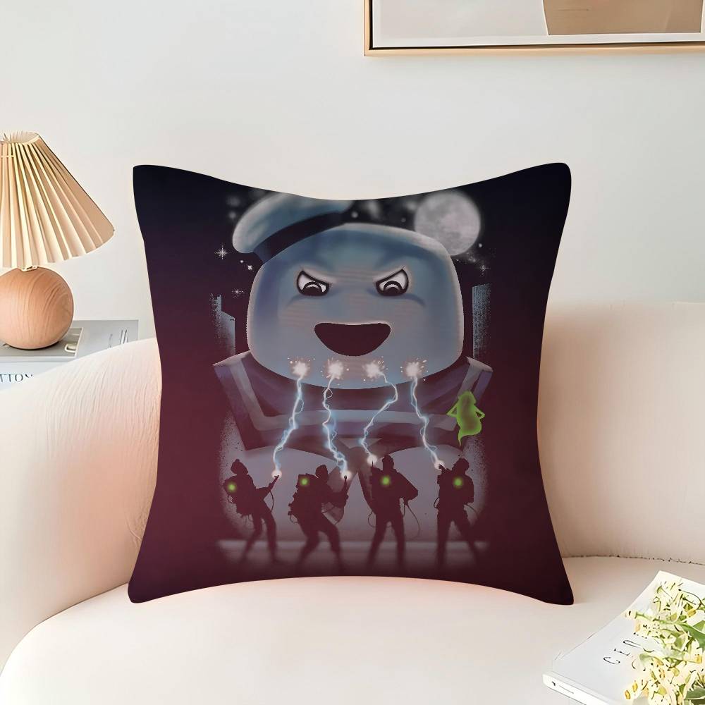 

Movie G-Ghostbusters Cushion Cover Pillowcase Upholstery Sofa Throw Pillow Home Decor Pillowcas 16x16Inch