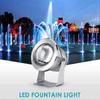LED Submersible Floodlight, IP67 Waterproof RGB Underwater Light, 10W LED Spotlight for Fountain Pool Outdoor Garden Lighting Silver