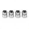 Cxtbky1 New 4Pc Car Wheel Tire Valve Caps Air Stem Covers Accessories For Mitsubishi Outlander RalliArt ASX Pajero Lancer Interior Decor