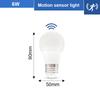 Radar Motion Sensor Light 189-265V E27 LED Lamp Smart Infrared Bulb 6W 9W 12W 15W 18W 20W Working in Night Darkness
