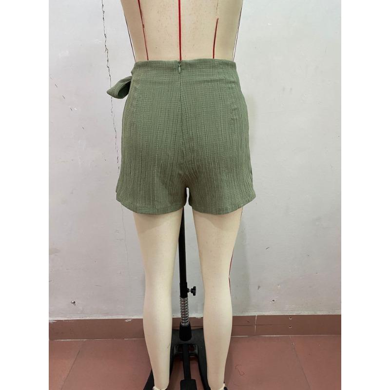Women's Summer Casual Versatile Shorts Solid Color Short