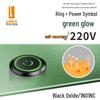 Lanbo 22A Stainless Steel Illuminated Self-Locking Momentary Push Button Elevator Switch