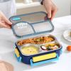 Food Grade 304 Stainless Steel Bento Box With Sealed Dividers For Lunch And Travel