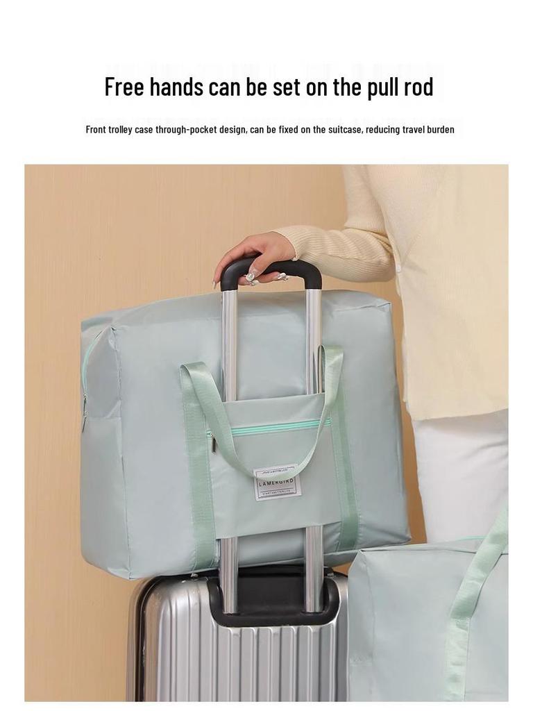 Foldable Travel Duffel: Large Capacity Crossbody Bag for Business Trips