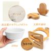 Kito Lee Cat Dog Tableware Pet Dish Stand Cat Dog Food Bowl Water Bowl Ceramic Dish Pieces 15 Degree Incline Protects Cervical Vertebrae Natural
