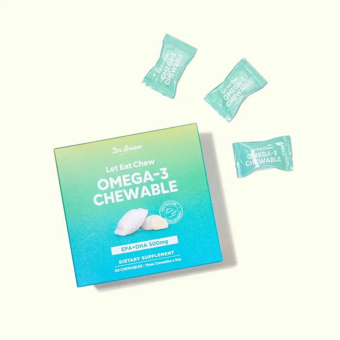 

доктор. Браян Дай Пожувати Омега-3 Жувальні таблетки (60 штук)