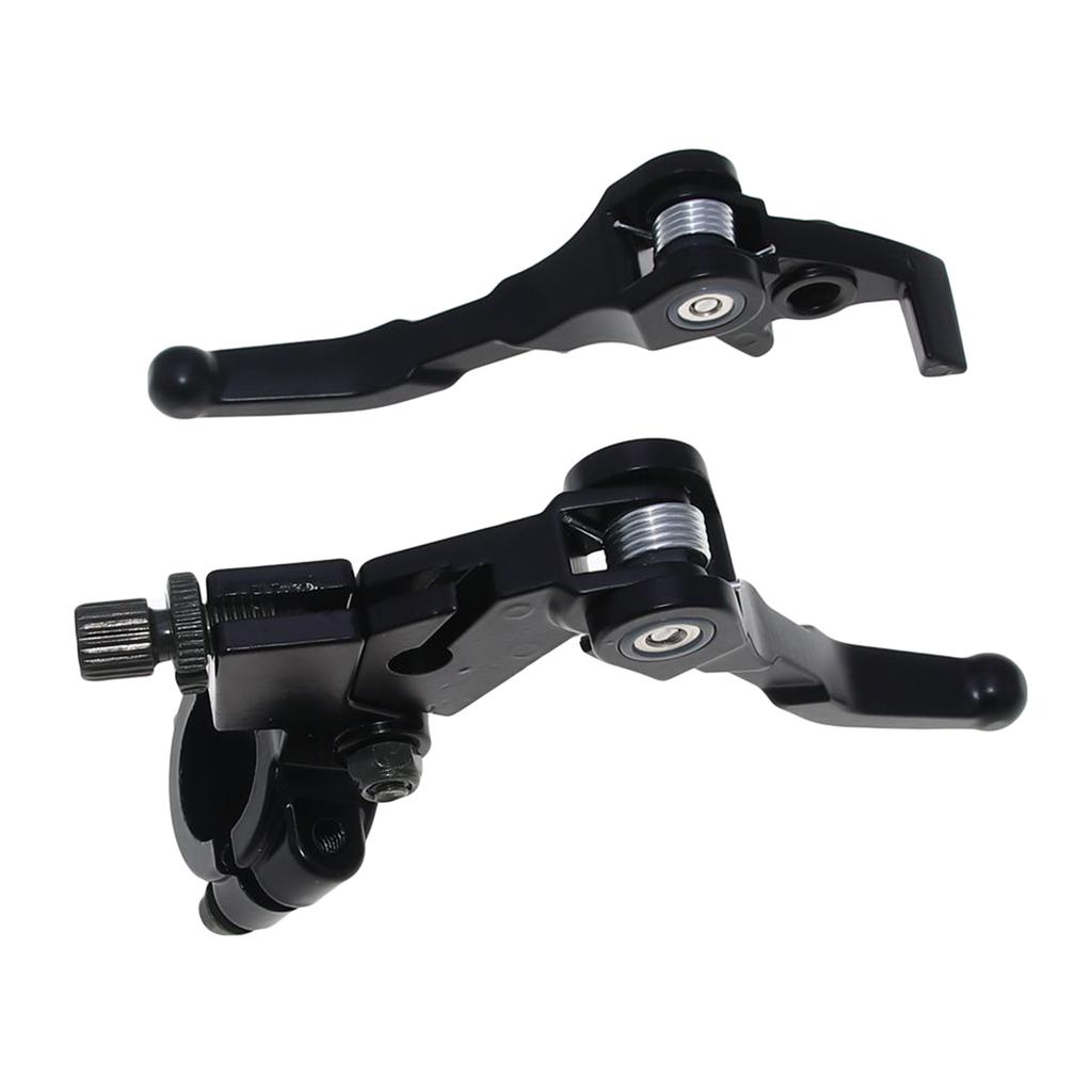 7/8" Universalus Motociklo Juodas Sankabos Stabdžio Rankenos Svirtis Su Laikikliu CRF KLX BBR Pit Dirt Bike Motokroso Dalys