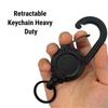 1pc Anti Loss Carabiner,Wire Lua Retractable Carabiner,Outdoor Backpack Keychain