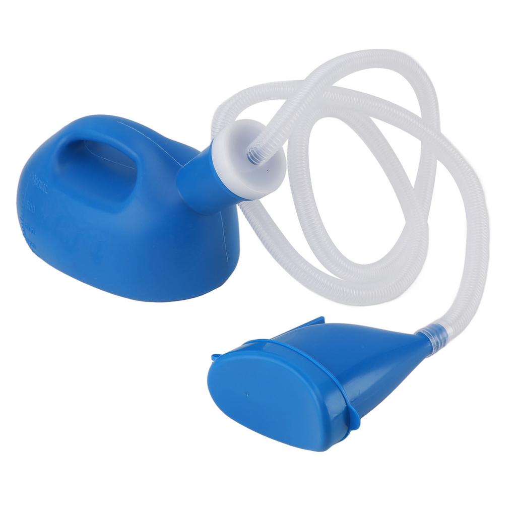 Sticlă Urinară Unisex 2000ml pentru Bărbați Femei cu Capac Sigilat Tub Lung Gură Moale Portabilă Sticlă Groasă pentru Urină