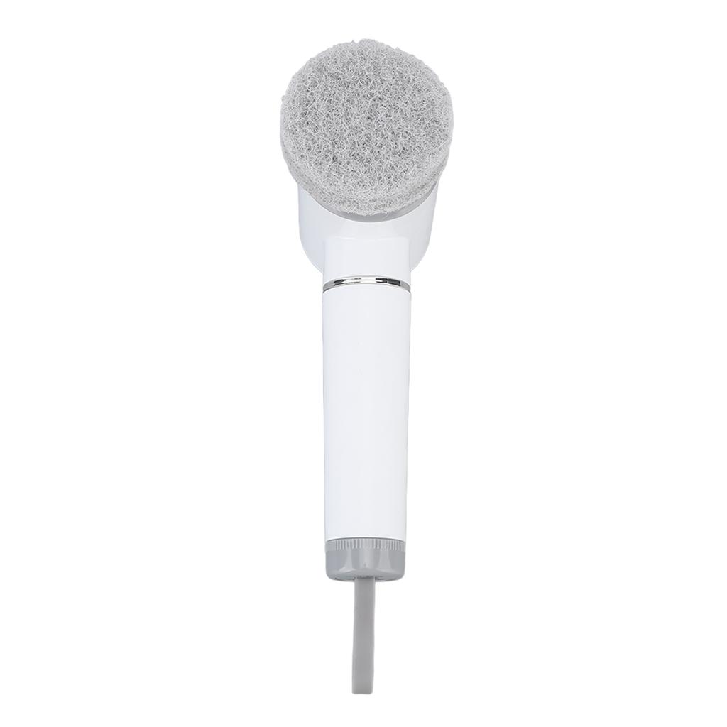 Electric Spin Scrubber Rechargeable 2 Speeds Cordless Cleaning Brush for Bathroom Kitchen Wall Dish
