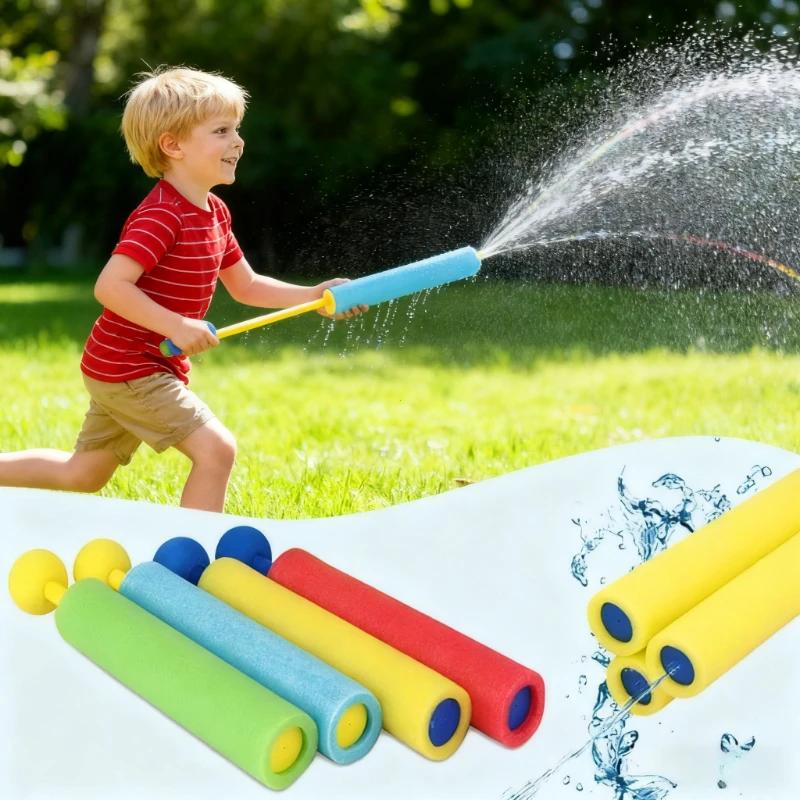 4Pcs Water Blaster Water Gun For Kids Portable Shooter 4 Colors 30Ft Range Kids Foam Water Gun Toys For Summer Ba