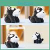 Schnauzer Cute Stuffed Animal Doll Keyring Pendant For Backpack And Decor Car