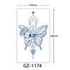 Herbal Tattoo Stickers, Juice Tattoo Stickers, Semi-Permanent English Letter Tattoo Stickers Tattoo