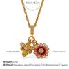 Seaside Vacation Style DIY Turtle Starfish Pendant Necklace Gold-plated Diamond Light Luxury Fashion Jewelry Women