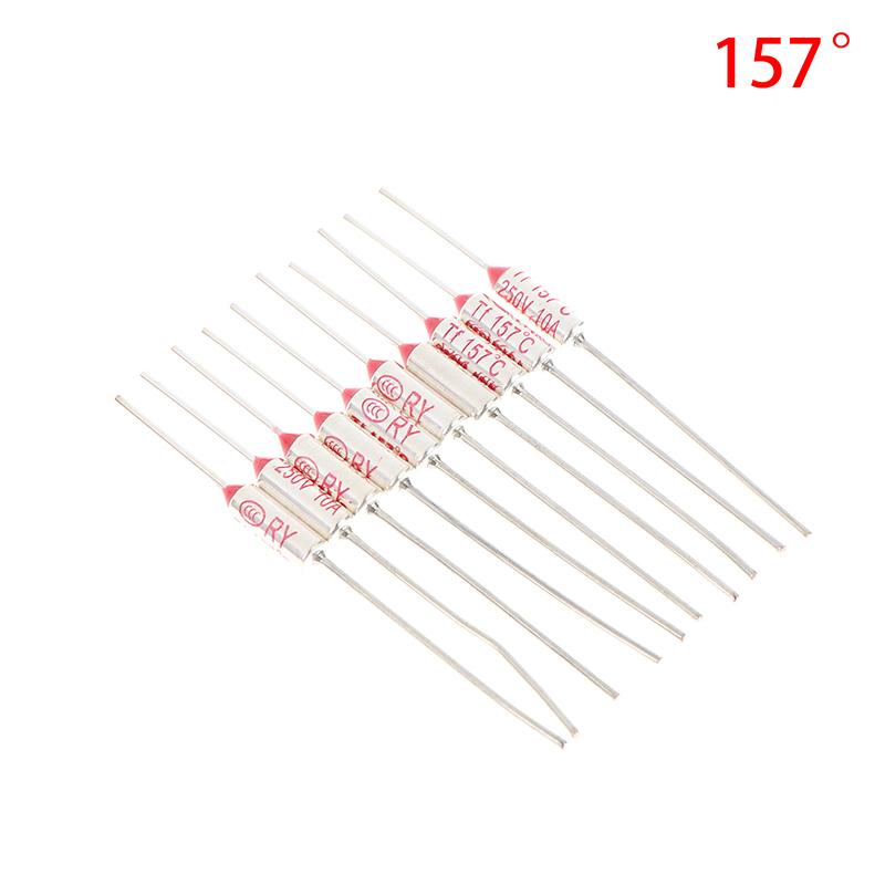 10 Stück Reiskocher Überhitzungssicherung Tf Thermosicherung Ry 10A 15A 250V Temperatur 72C 85C 95 110C 130C 135C 142C 145C 280C 285C 300C